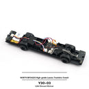XCRATOYS NORTH BFC6120 Y30-03 1/64 2.4G RWD RC Car Simulation Bus Citybus Alloy Body LED Light High Grade Luxury Touristry Electric Remote Control Vehicles Models Adult Children's Toys