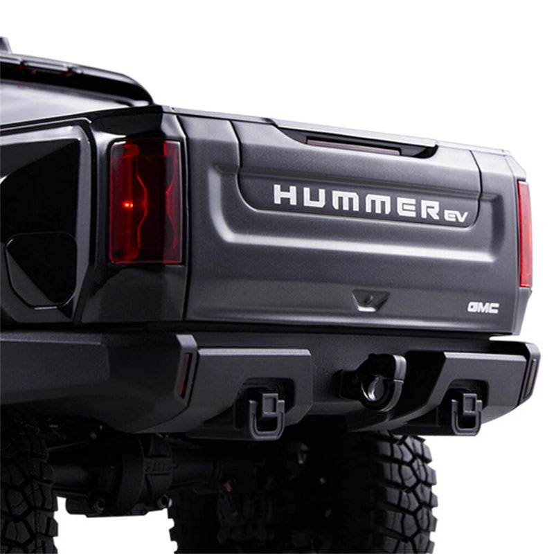 FMS FCX18 Hummer EV RTR Two Battery 1/18 2.4G 4WD RC Car Pickup Truck Off-Road Rock Crawler LED Light Two Speed Full Proportional Vehicles Models Toys