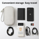 Travel Portable Digital Product Storage Bag USB Data Cable Organizer Earphone Charging Box Bag Double Layer Handheld Data Cable Storage Bag