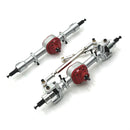 2PCS Upgraded Metal Front Rear Bridge Axle Assembly MNRC MN82 MN78 MN168 MN80 for TOYOTA Land Cruiser LC79 1/12 RC Cars Vehicles Models Spare Parts