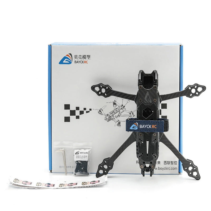 BAYCKRC SEAS HARKS DC5 230mm Wheelbase 5 Inch 6S Carbon Fiber Frame Kit for DIY RC FPV Racing Drone