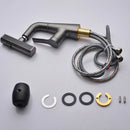 Pull Out Basin Faucet 360 Rotatable 304 Stainless Steel Kitchen Sink Mixer Tap with Pull Out Sprayer Hot And Cold Dual Control