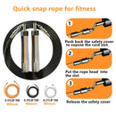 Mogold Weighted Jump Ropes Adjustable Length Weights 360 Degree Spin Ergonomics Grip Skipping Rope for Fitness Sports Training