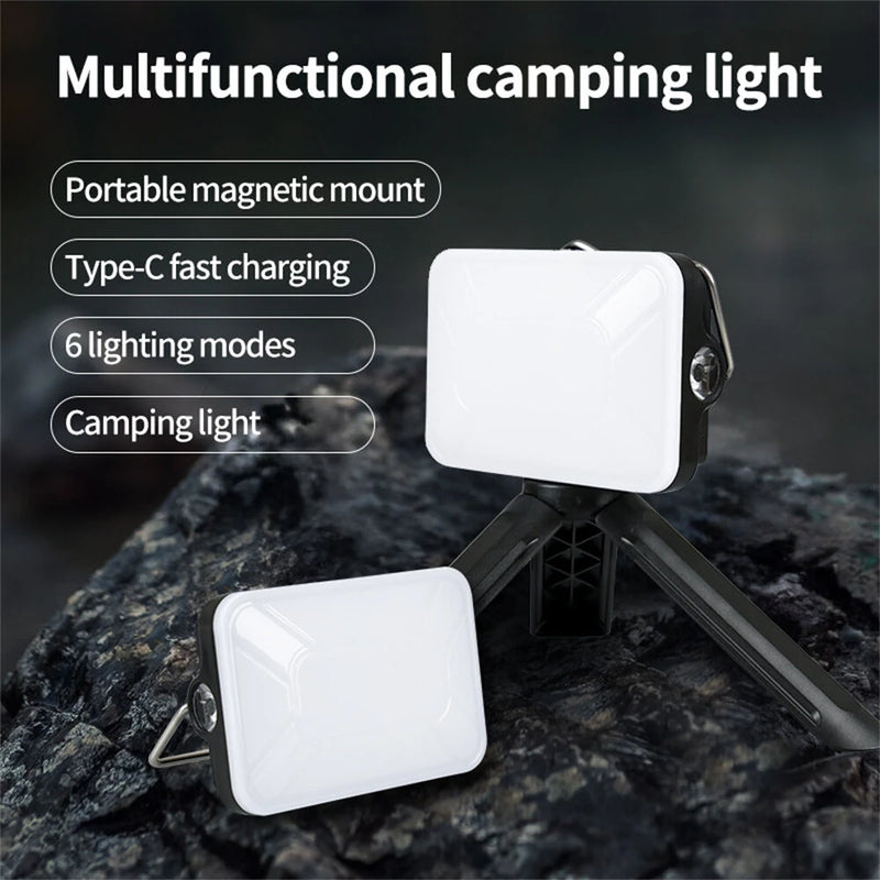 IPRee Outdoor Portable Tent Camping Light Built in Battery Large Capacity with Power Bank Intelligent Display Portable Hanging Light,Emergency Night