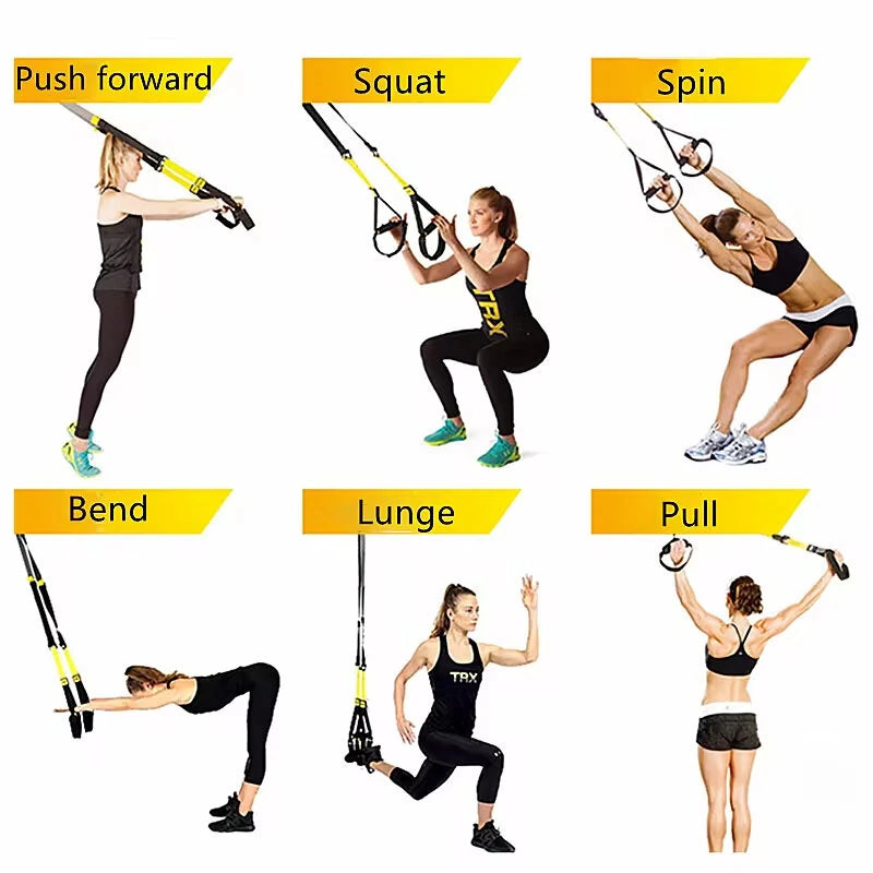 400kg Max Capacity 2.1m Length Resistance Band Set with Handles and Door Anchor Home Gym Full Body Workout Kit Anti-Snap Design