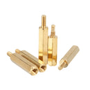 350Pcs Hexagonal Copper Column M2 Hex Nut Standoff Single Head Pillar MFF Male-Female Female For PCB Board Motherboard Spacer