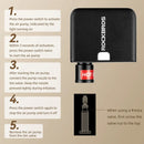 ROCKBROS Mini Portable Bike Electric Air Pump 100PSI Power 300mAh Battery USB Rechargeable Lightweight Inflator for MTB Bicycle Scooter Ball
