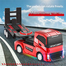 DANIULE Toys 3355 RTR 1/87 2.4G 4WD RC Car Mini Half-Scale Simulation Tractor Semi Drift Truck Optional Trailer Competitive Stunt Racing LED Light Transport Desktop Vehicles Models Boys Birthday Gifts