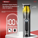 MARSKE 2 In 1 Electric Hair Clipper Set for Men Cordless Rechargeable Trimmer Kit with LCD Display 6500 RPM
