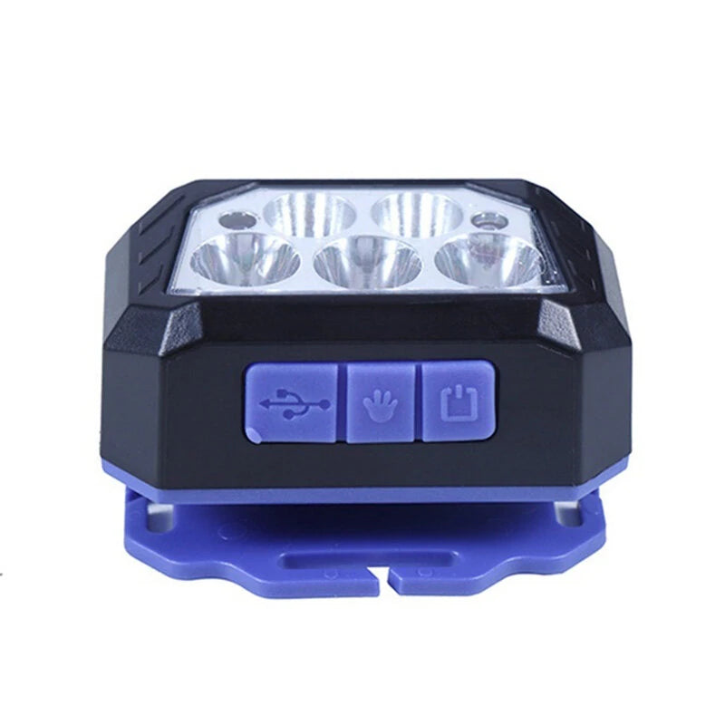 Motion Sensor Powerful LED Headlamp 5 Led Strong Light Rechageable Headlight Fishing Camping Outdoor Head Lamp Work Flashlight