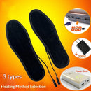 TENGOO USB Charging Heated Insoles Cuttable Washable Winter Warm Electric Feet Warmer Insoles with 3 Heating Methods for Motorcycle Cycling Skiing Hiking Supplies