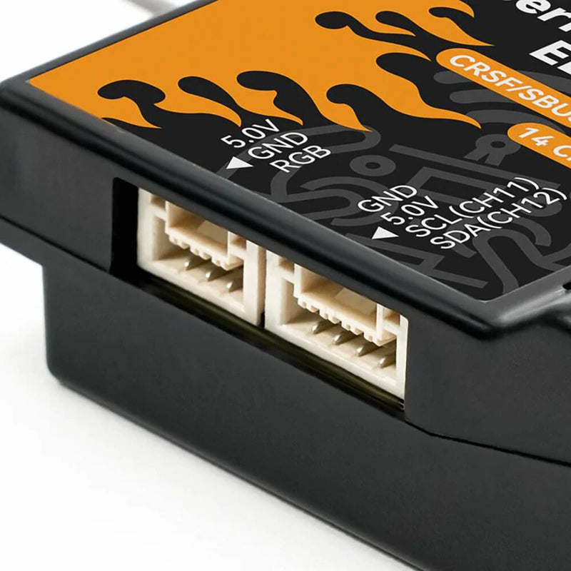BETAFPV SuperP 2.4Ghz/915MHz 14CH ELRS PWM Diversity Receiver with Dual Antenna Dual Reception For RC Airplane Cars Boats Drones