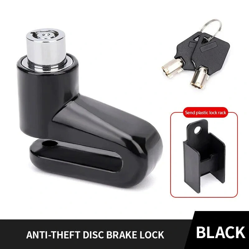 Bicycle Anti-thief Wheel Disc Brake Lock Aluminum Alloy Waterproof Lightweight Portable Bike Lock for Bike Motorcycle