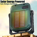 IPRee Solar Camping Lamp with Magnet & Adjustable Bracket 5 Modes Outdoor Waterproof Lantern for Tent, Hiking, Emergency Lighting