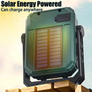 IPRee Solar Camping Lamp with Magnet & Adjustable Bracket 5 Modes Outdoor Waterproof Lantern for Tent, Hiking, Emergency Lighting