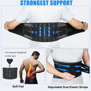 Sport Belt Comfort Anti-Skid Ergonomic Design Waist Spine Protection for Herniated Discs Sciatica Sports Injury Recovery with Lumbar Pad