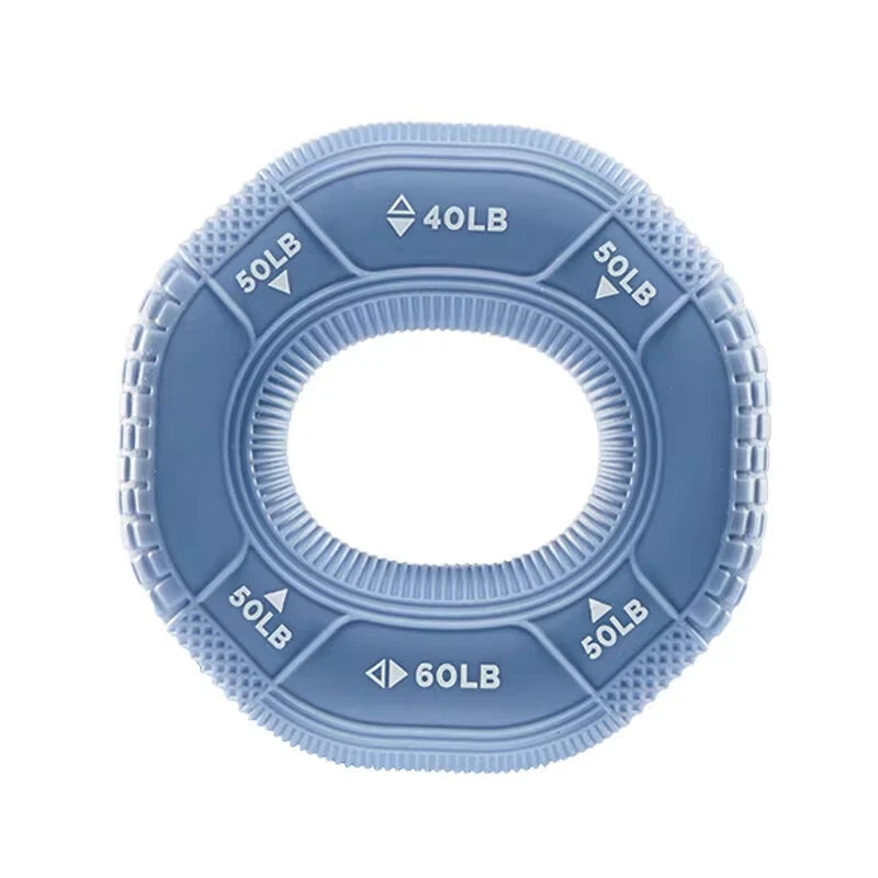 KALOAD Silicone Adjustable 20-90LB Hand Grip Strength Exercise Gripping Ring Fitness Finger Forearm Trainer Carpal Expander