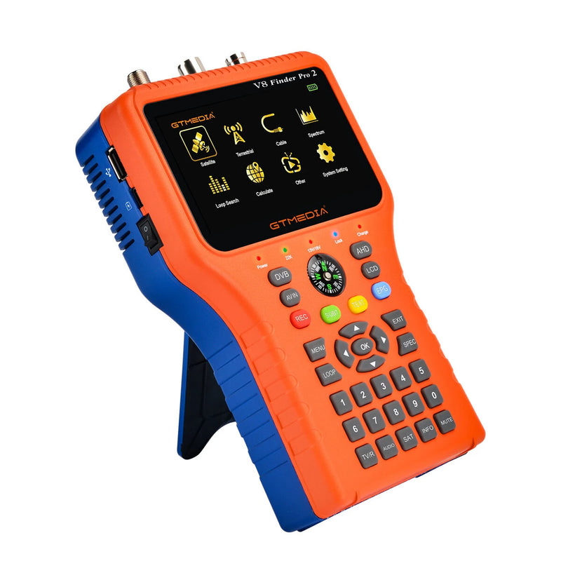 GTMedia V8 Finder Pro 2 Celestial Planet Finder Digital Tracker Handheld Combo Meter Support DVB S2 T2 Cable Signal Finder
