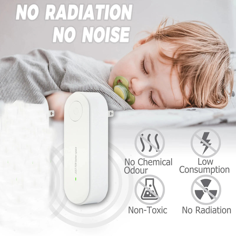 Ultrasonic Electronic Insect Repellent Mosquito Mice Spider Cockroach Insecticide Pest Control Ultrasonic Mosquito Repellent Insect Repellent Household Plug-In Mouse Repellent Intelligent Frequency Conversion Cockroach Repellent