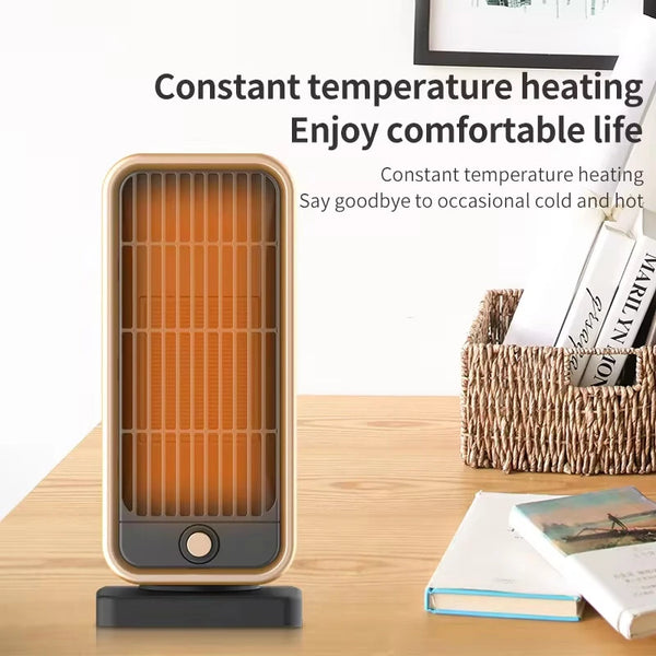 500W Electric Portable Heater PTC Ceramic Fast Space Heater Overheating Tip Over Protection 3S Heating Space For Home Office