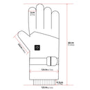 TENGOO Winter Heated Gloves Motorcycle Waterproof Gloves Heated Heating Warm Work Gloves Thermal Heated Outdoors Cycling Ski Gloves Battery Heated Gloves