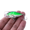 ZANLURE 8PCS Perch Insect Fishing Lures 6.4g 4cm Treble Barb Hooks Artificial Bait for Fishing
