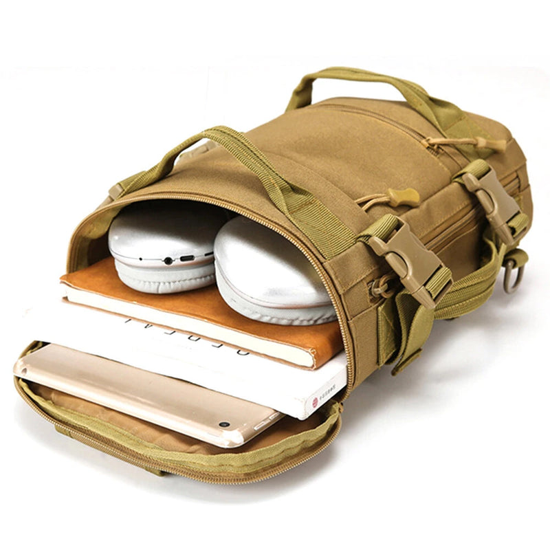 IPRee Tactical Camping Chest Bag Outdoor Hiking Trekking Fishing Cycling Pack Portable Travel Sports Luggage Rucksack Fanny Pack