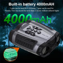 Portable 300M Infrared Night Vision Binoculars 2.5K UHD 58M Pixels 10X Zoom Digital Telescope for Camping Recorder Climbing Hiking