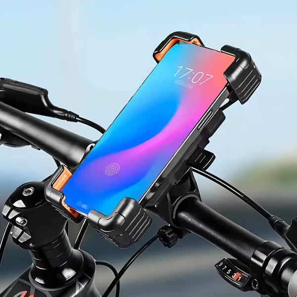 ESLNF 360 Adjustable Rotation Bike Universal Phone Holder  4.5''-7.2'' Shockproof Anti-slip Mobile Phone Stand Motorcycle Bracket