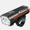 HAWEIWIND Bike Light 1000LM USB Rechargeable 3600mAh Bike Headlight With Horn LCD Display Auto Sensor Cycling for MTB, Scooters
