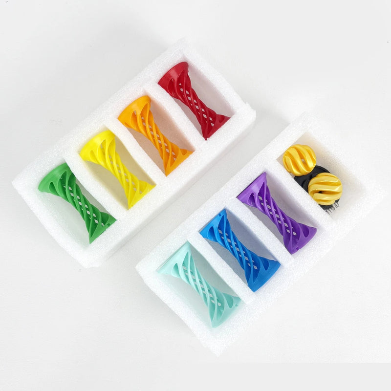 NIKOLATOY 3D Printed Spiral Toy Set Decompression Ejectable Novel Office Desktop Ornaments