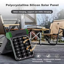 5 in 1 Multifunctional Solar Camping Tent Fan 7800mAh Battery Power Bank LED Light Solar Panel Energy Efficient Cooling System