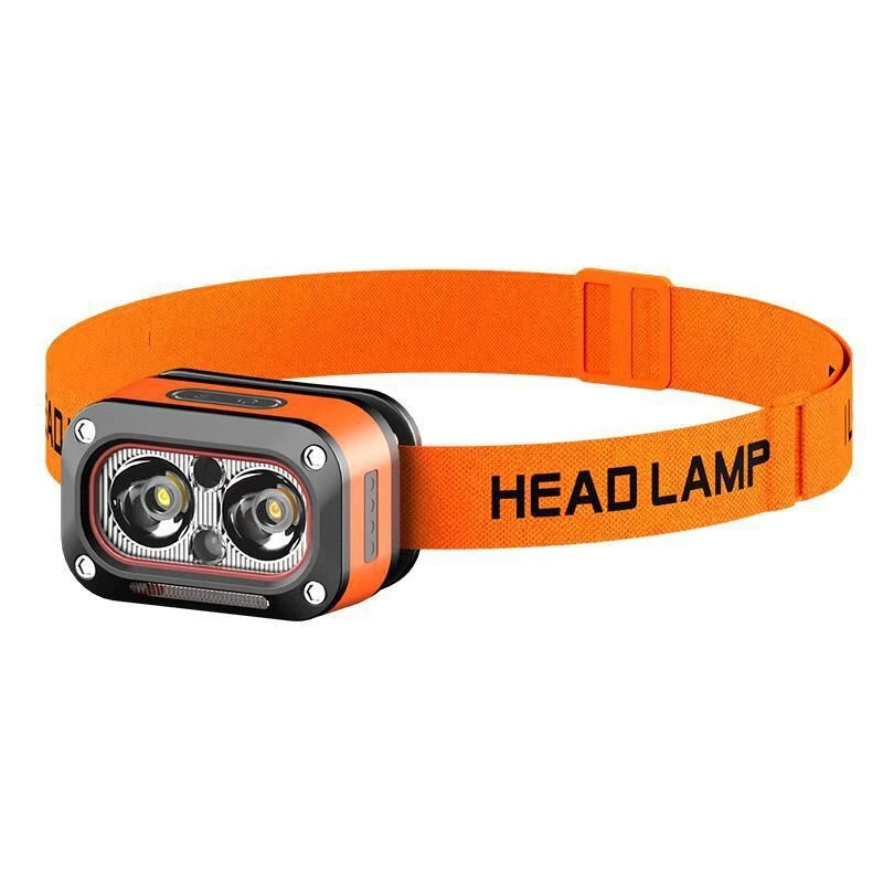 3 Light Source Sensors Headlamp Lightweight Portable Head Lamps Super Bright Outdoor Night Running Fishing Working LED Lighting Headlights