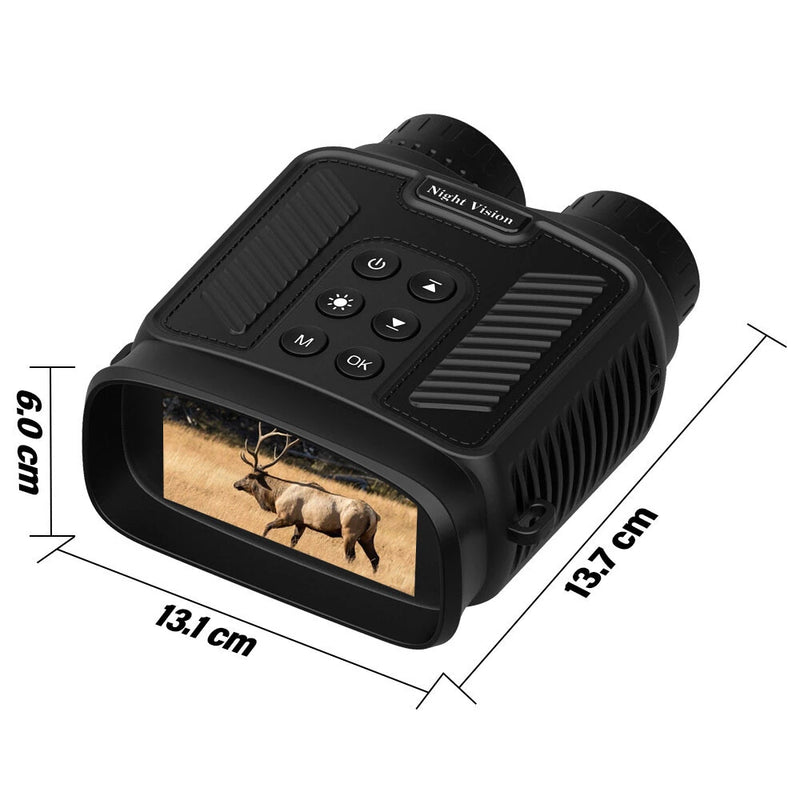 IPRee DT59 4K Night Vision Binoculars 40MP 8X Digital Zoom HD Camera Video 5000mAh Rechargeable 3inch Screen Spotting Scope for Camping & Adventure