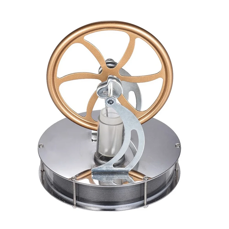 LL-001 Metal Low Temperature Stirling Engine Model Motor Steam Heat DIY Class Education Desktop Display Toy Gifts