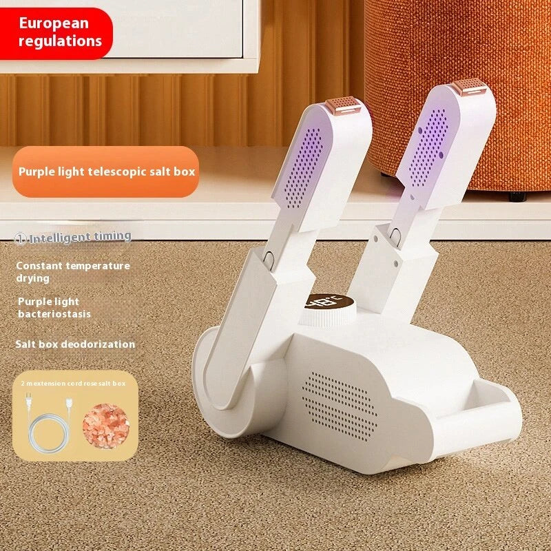 Foldable Retractable Shoe Dryer Powerful UV Shoe Sterilizer Deodorizer Shoe Dryer Household Portable Shoe Warming Machine