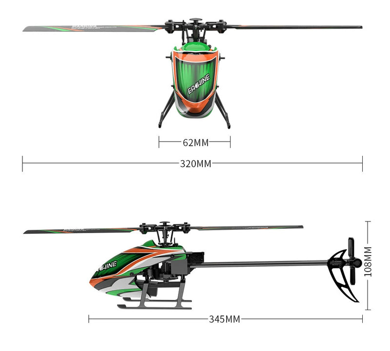 Eachine E130S 2.4G 4CH 6-Axis Gyro Altitude Hold Flybarless RC Helicopter RTF