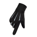 XANES Winter Waterproof Cycling Gloves Outdoor Sports Running Motorcycle Ski TouchScreen Fleece Gloves Non-slip Warm Full Finger for Riding Climbing Skiing Hiking Fishing