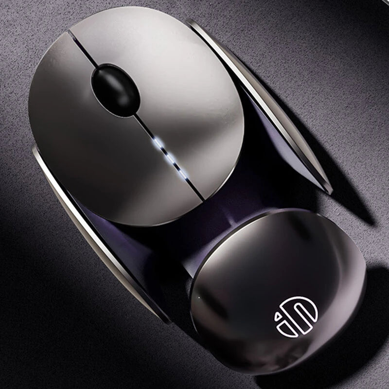 INPHIC X2 Tri-mode Wireless Gaming Mouse 800-2400DPI RGB Light 2.4G Wireless/BT4.0/BT5.0 Mute Mice for PC Laptop Computer