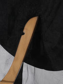 INCERUN Mens Shirt Fashion Swing Neck Patchwork Mesh Fabric Long Sleeve Shirts See Through Nightcklub Mens Clothing