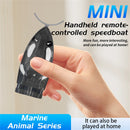 JJRC S21 RTR 2.4G Mini RC Boat Stunt Roll Marine Animal Series Speedboat 360 Rotation LED Lights Vehicles Models Waterproof Toys