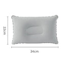 Portable Folding Inflatable Air Cushion Outdoor Travel Sleeping Camping PVC Neck Stretcher Backrest Airplane Comfortable Pillow