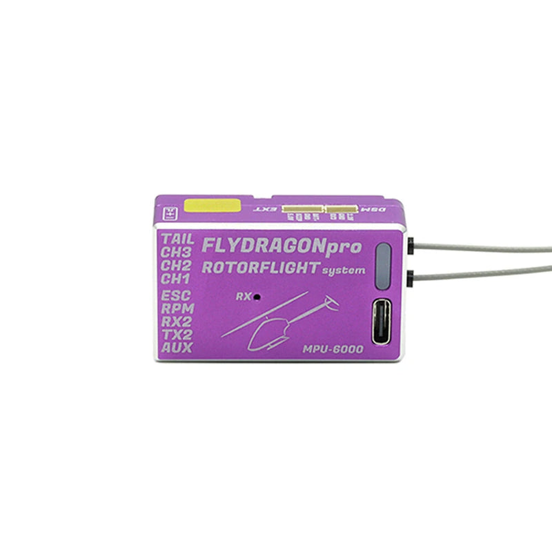 Steam FLYDRAGON Pro F722 V2.2 Gyroscope Rotorflight Upgraded Version MPU6000 Built-in Receiver Rescue Mode for RC Helicopter
