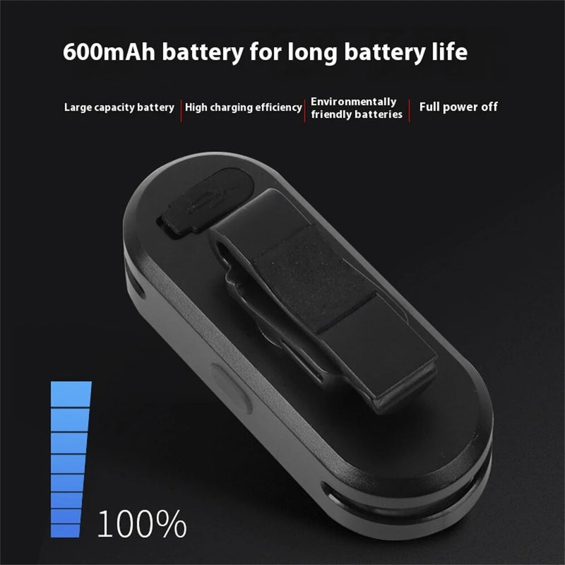 WEST BIKING 60LM 1000m Visibility Bicycle Taillight USB Rechargeable 360 Rotation Adjustment 6 Mode Flash Warning Lamp Waterproof Bike Rear Light for MTB Outdoor Night Cycling Safety