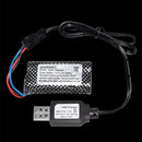 7.4V 800mAh USB Charge Cable SM-3P Positive Plug for LiPo Li-ion RC Toys Battery