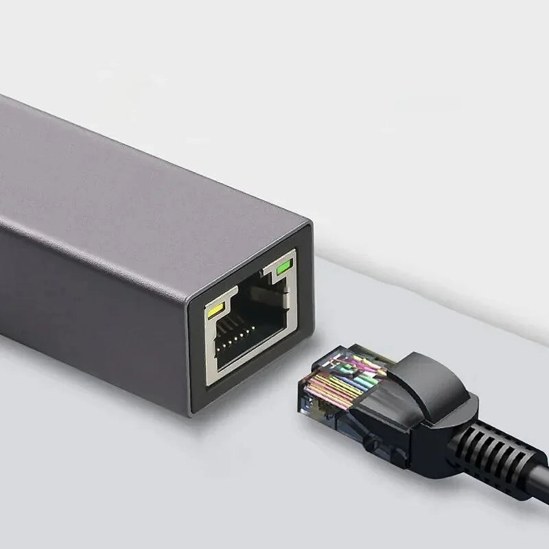 RU2503 2.5G USB Ethernet Adapter 2500Mbps USB3.0 Type C to RJ45 Lan Wired Ethernet Gigabit Adapter Network Card for Desktop PC Laptop Computer