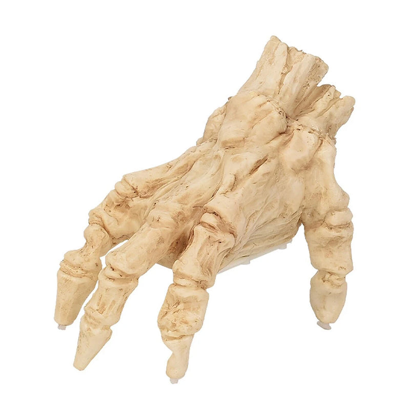Induction Crawling Ghost Hand with LED Light Halloween Skeleton Hand Realistic Halloween Props Hand Decoration Haunted House Props Costume Props Halloween Haunted House Theme Party Decoration