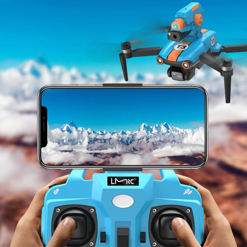 Funsky LM12-D MAX  WiFi FPV with HD ESC Dual Camera Bullet Launcher Optical Flow Positioning Brushless Foldable RC Drone Quadcopter RTF