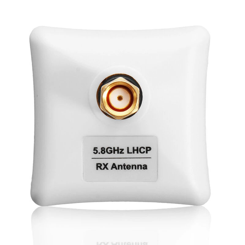 Realacc 5.8G 8dBi Omni-directional FPV Panel Plated Flat Antenna LHCP/RHCP SMA/RP-SMA for RC Drone