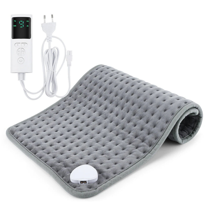 30x60cm Electric Heating Blanket  9-Level Temperature Adjustment 4-Level Timed Multifunctional Intelligent Temperature Control Heating Cushion Therapy Electric Blanket